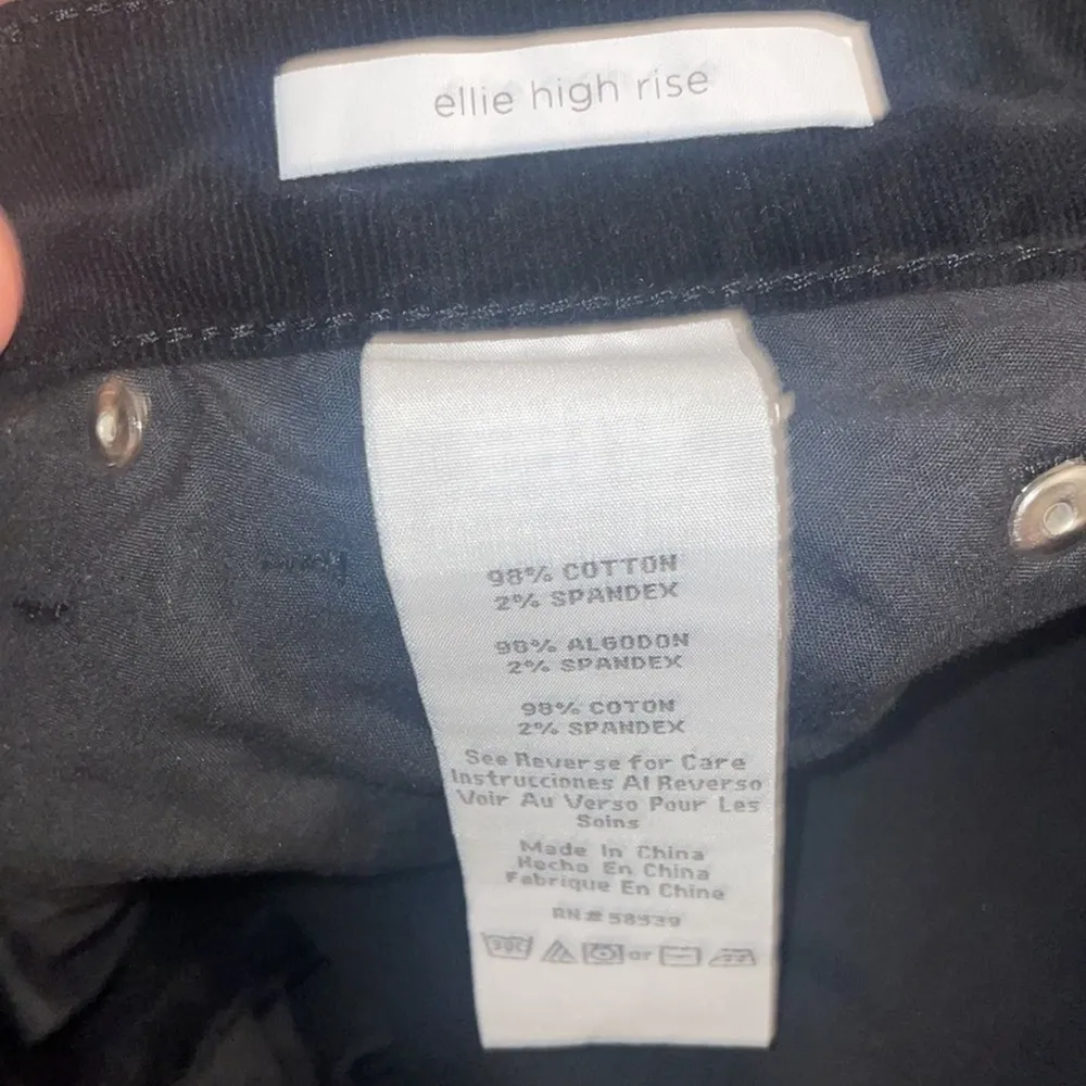 STS Blue Women’s Plus Size 34 / 18 Ellie High Rise Corduroy Pants in Black - Image 5