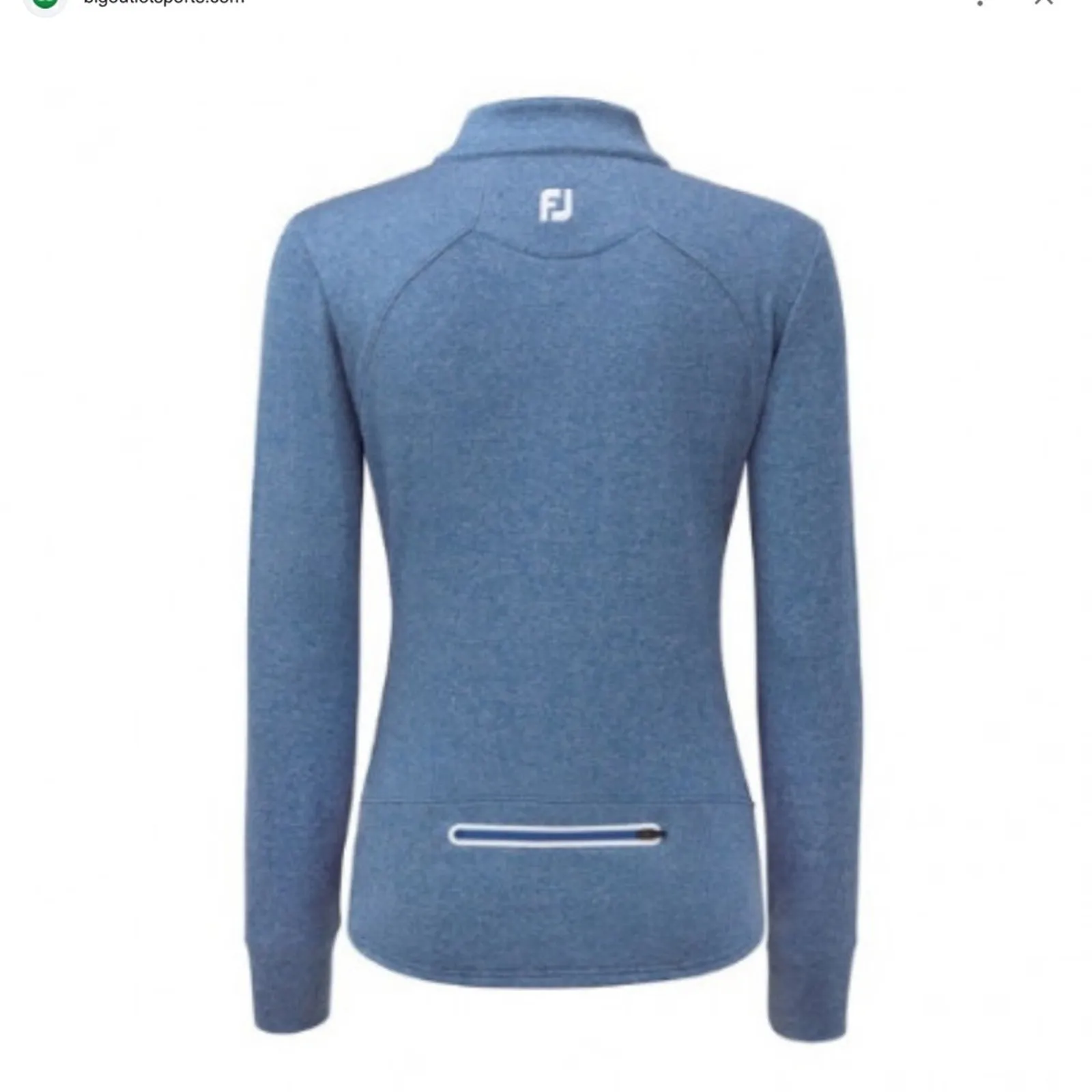 Fanjoy The Chill Out 1/2 Zip Jacket S Blue - Image 2