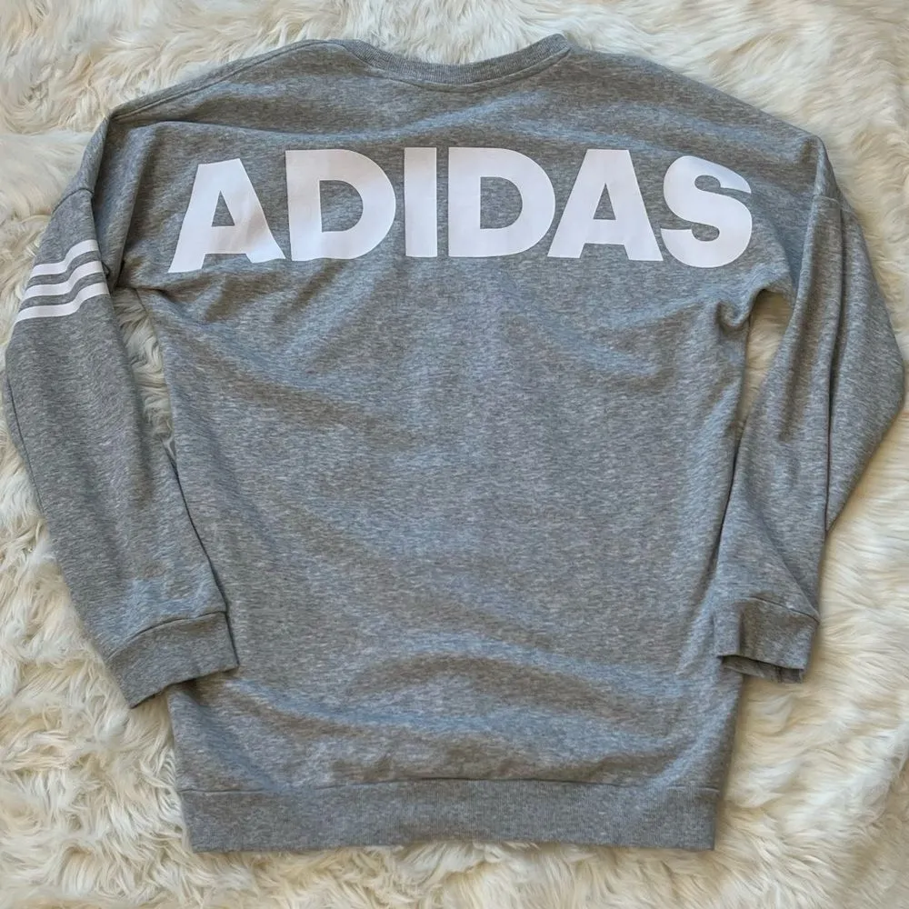 Adidas gray logo sweatshirt - Image 3