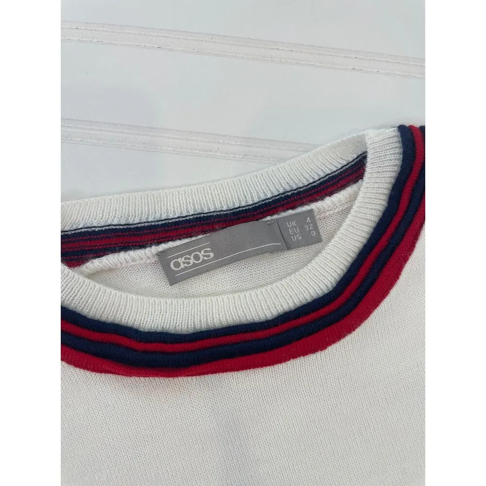 Asos & Lioness Women’s White Long Sleeve Top & Mini Skirt Bundle Of 2 Size XXS - Image 3