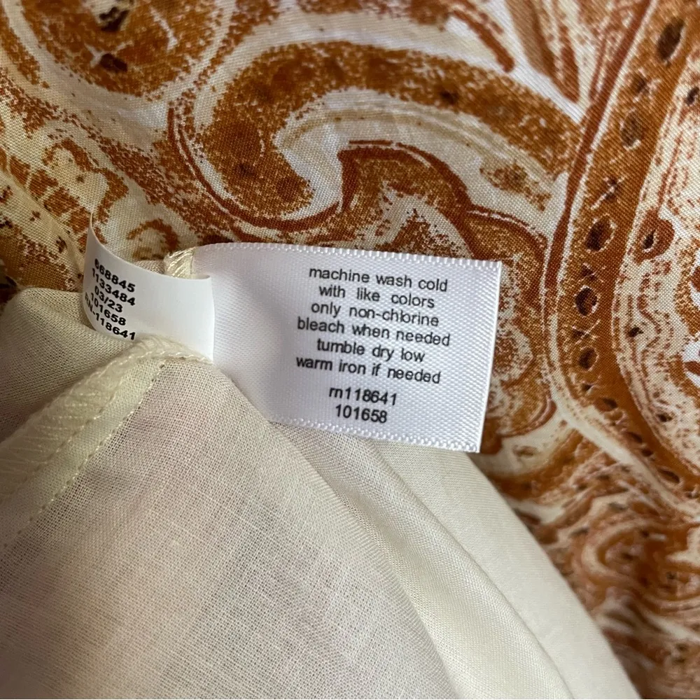 Lane Bryant Tiered Maxi Dress Windmark Paisley Button Down Tank Cotton Size 18 - Image 12