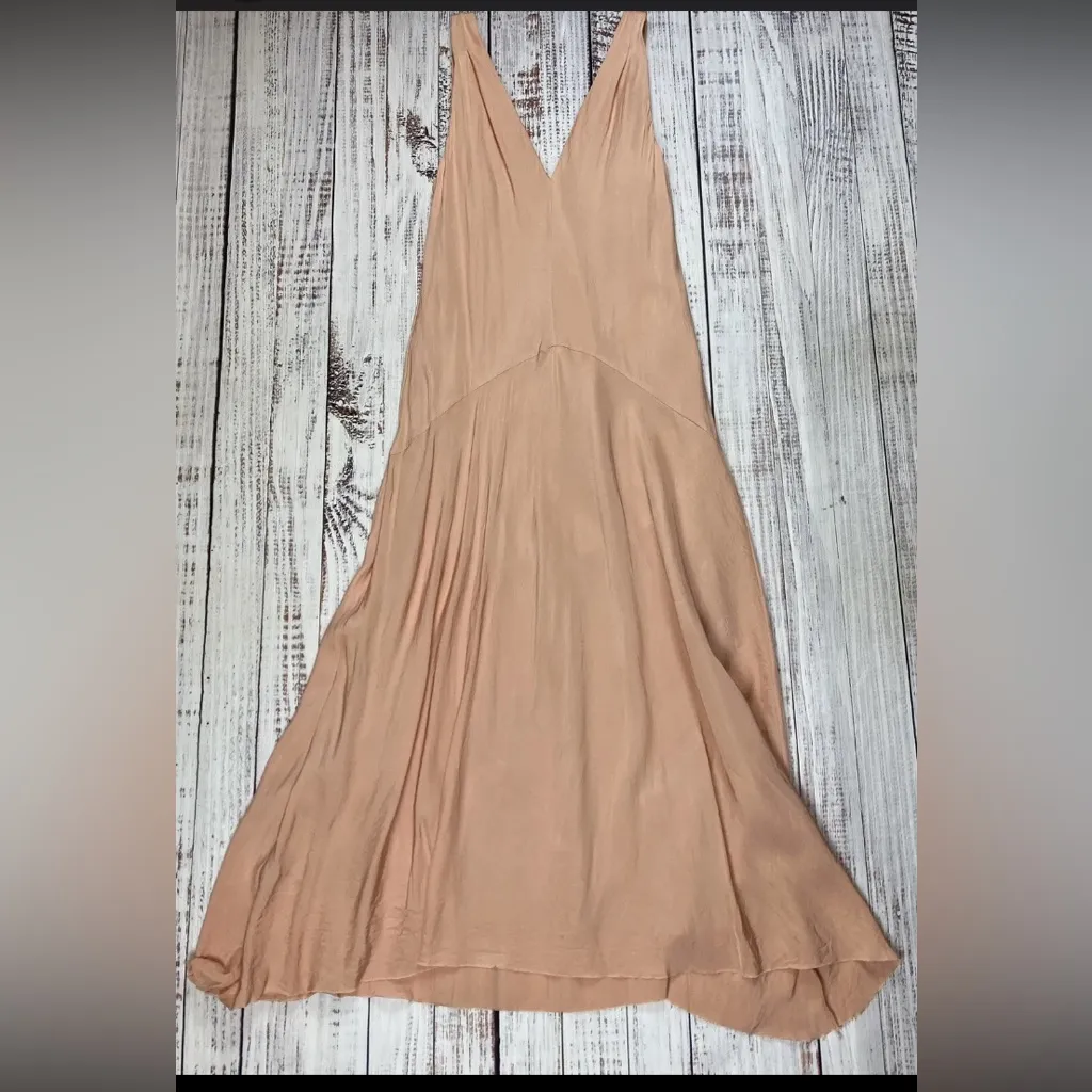 Frame Savannah Sleeveless Maxi Dress Pink Clay‎ Sz Large NWOT - Image 4