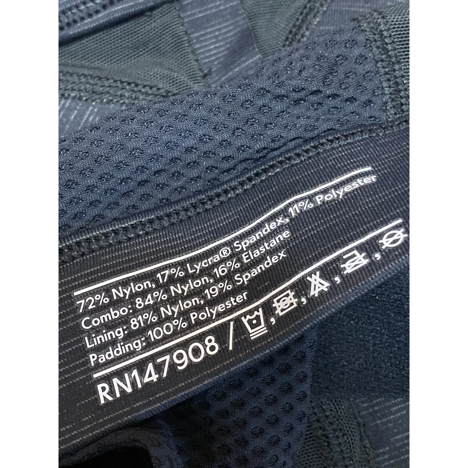 Outdoor Voices Black Heather Sleeveless Zip Front Sports Bra Crop Tank Top Sz S - Image 4