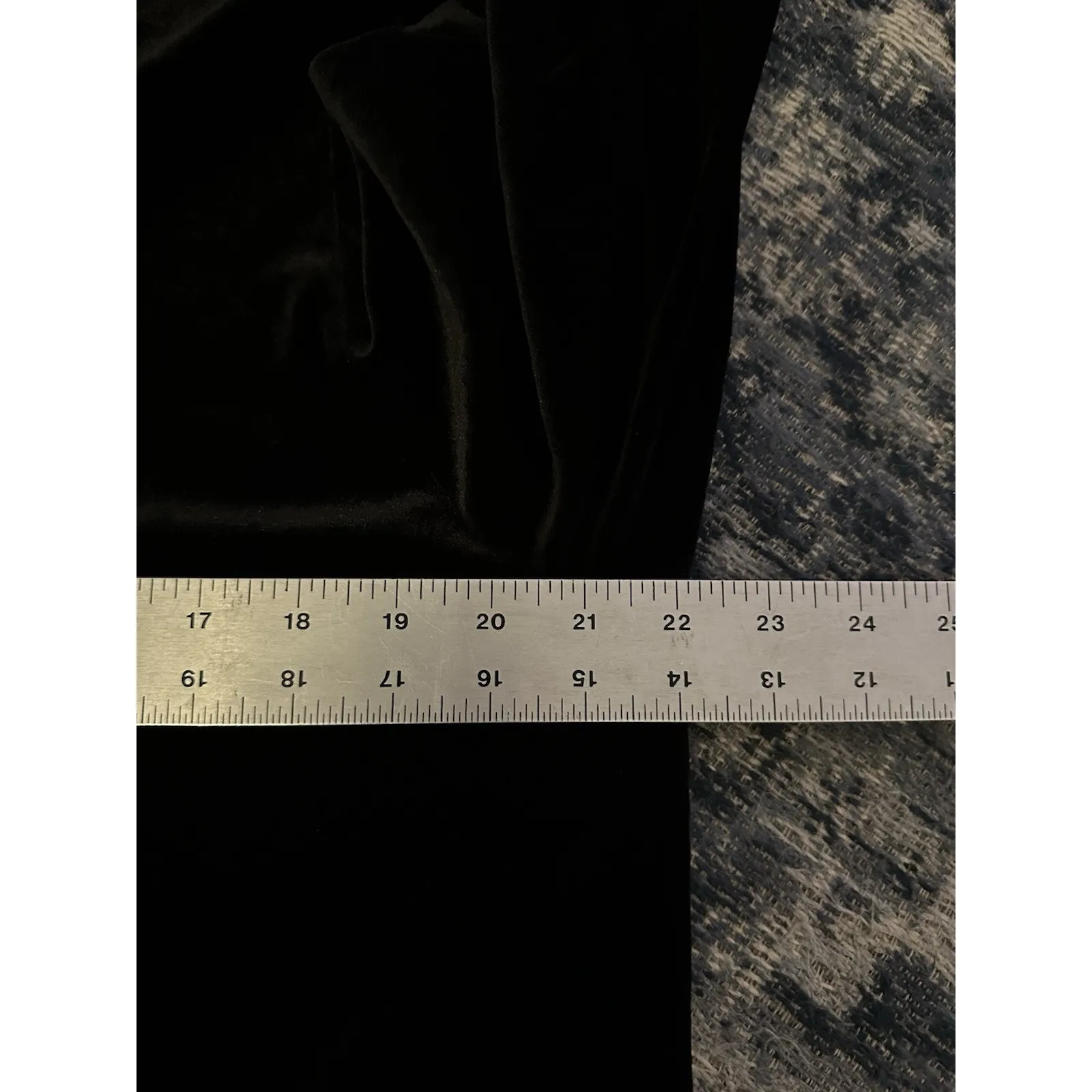 Vintage Velvet Black Cardigan Top Gemstone Accent WhiteStag Holiday Gothic XL - Image 4