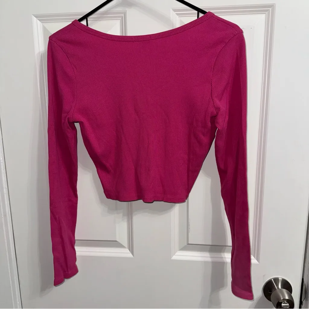 bozzolo pink long sleeve shirt - Image 2