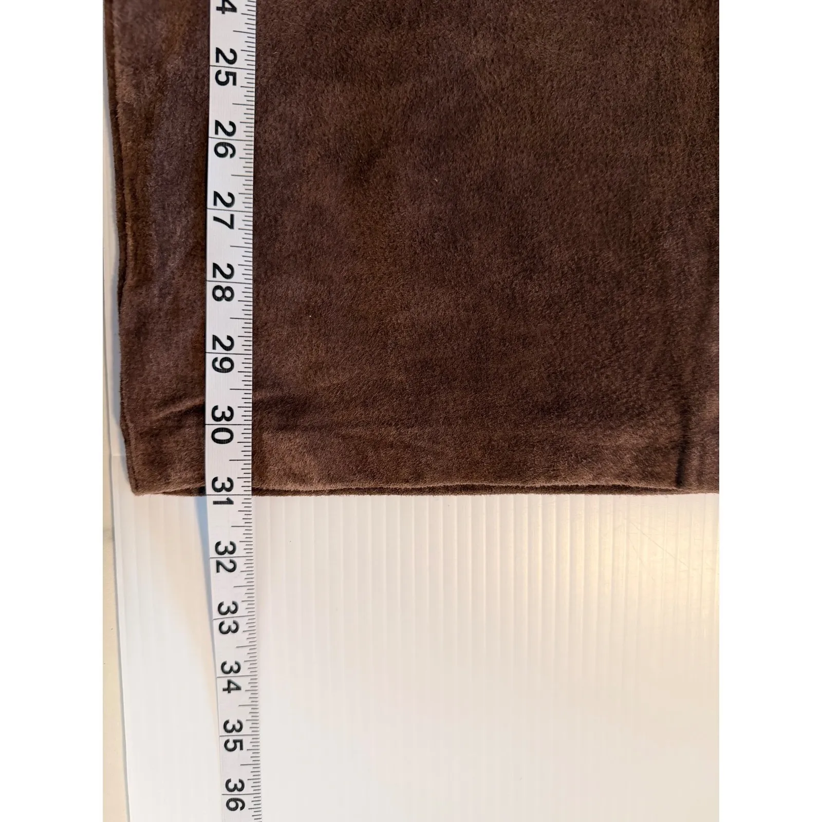 Sonoma Jean Company Women's Brown Suede Leather Pants Size 14 High Rise NWT NEW - Image 7