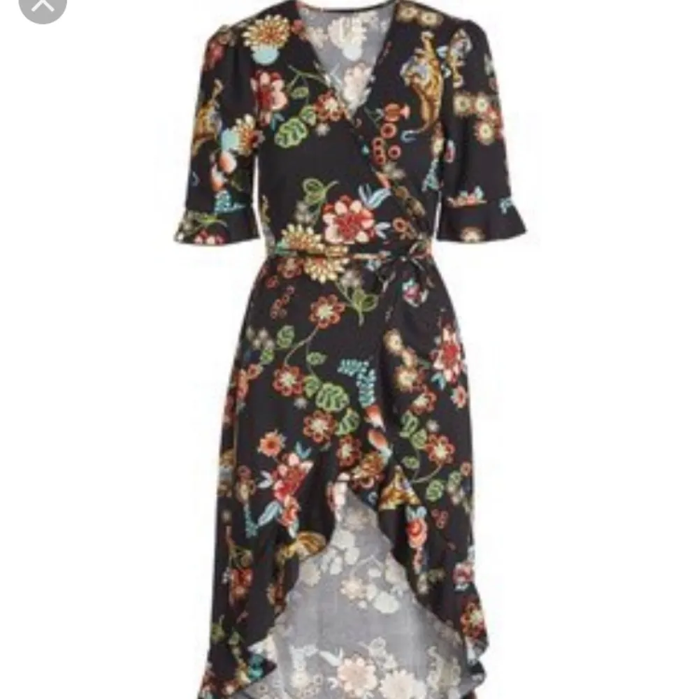 Haute Project wrap dress NWT size Large Black - Image 2