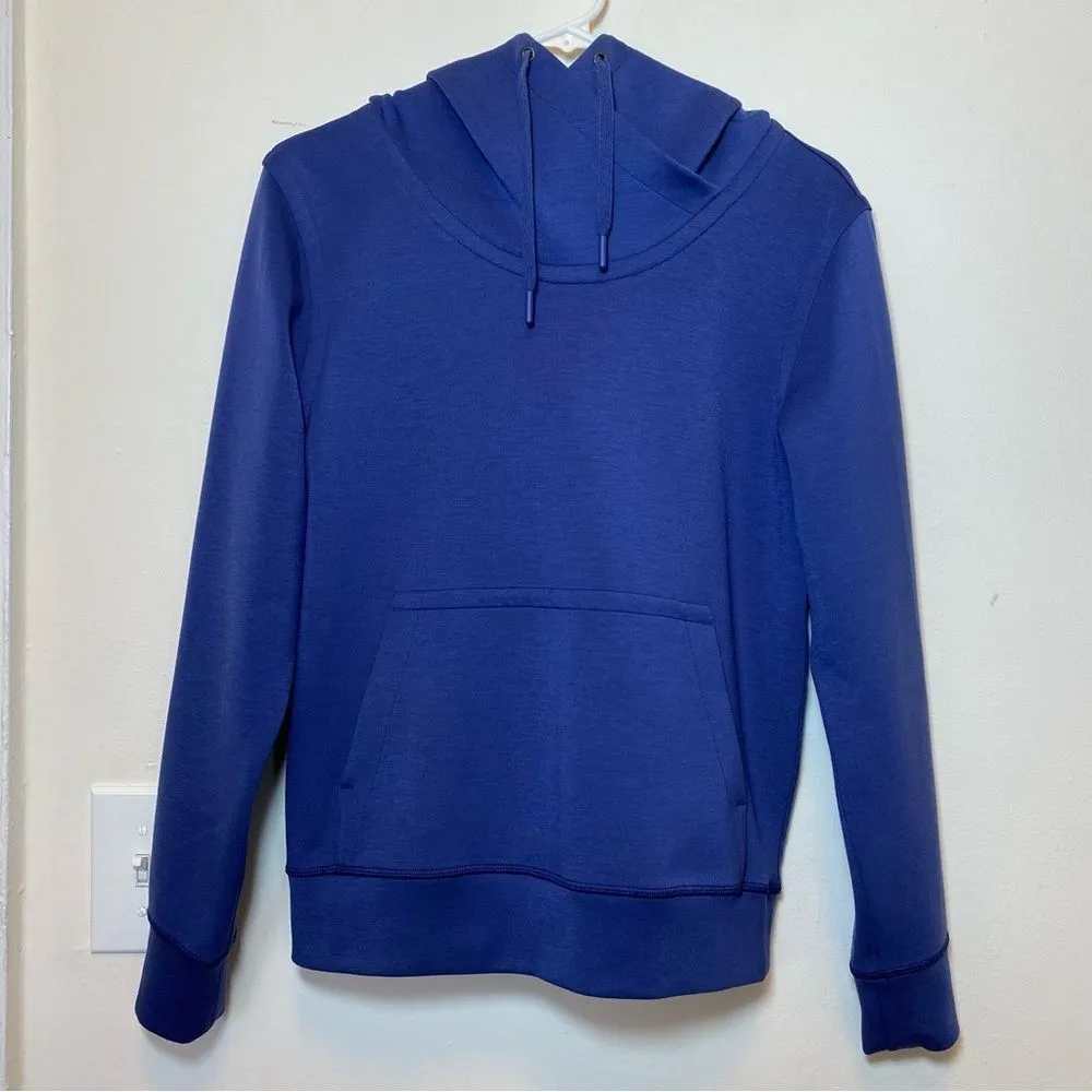LULULEMON City Sleek Everyday Casual Hoodie in Gatsby Blue Sz 4 Small - Image 4