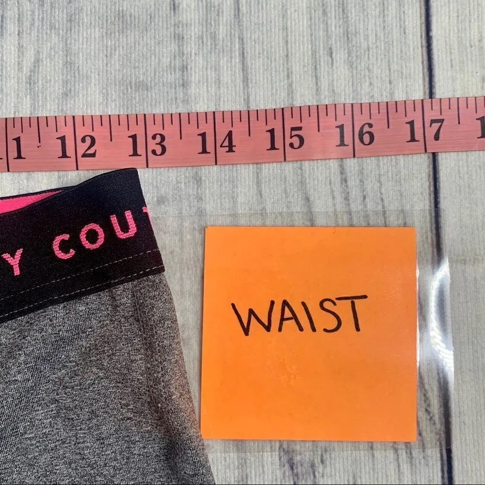 Juicy Couture Leopard Print Cropped Leggings Size Small Athletic Workout - Image 6