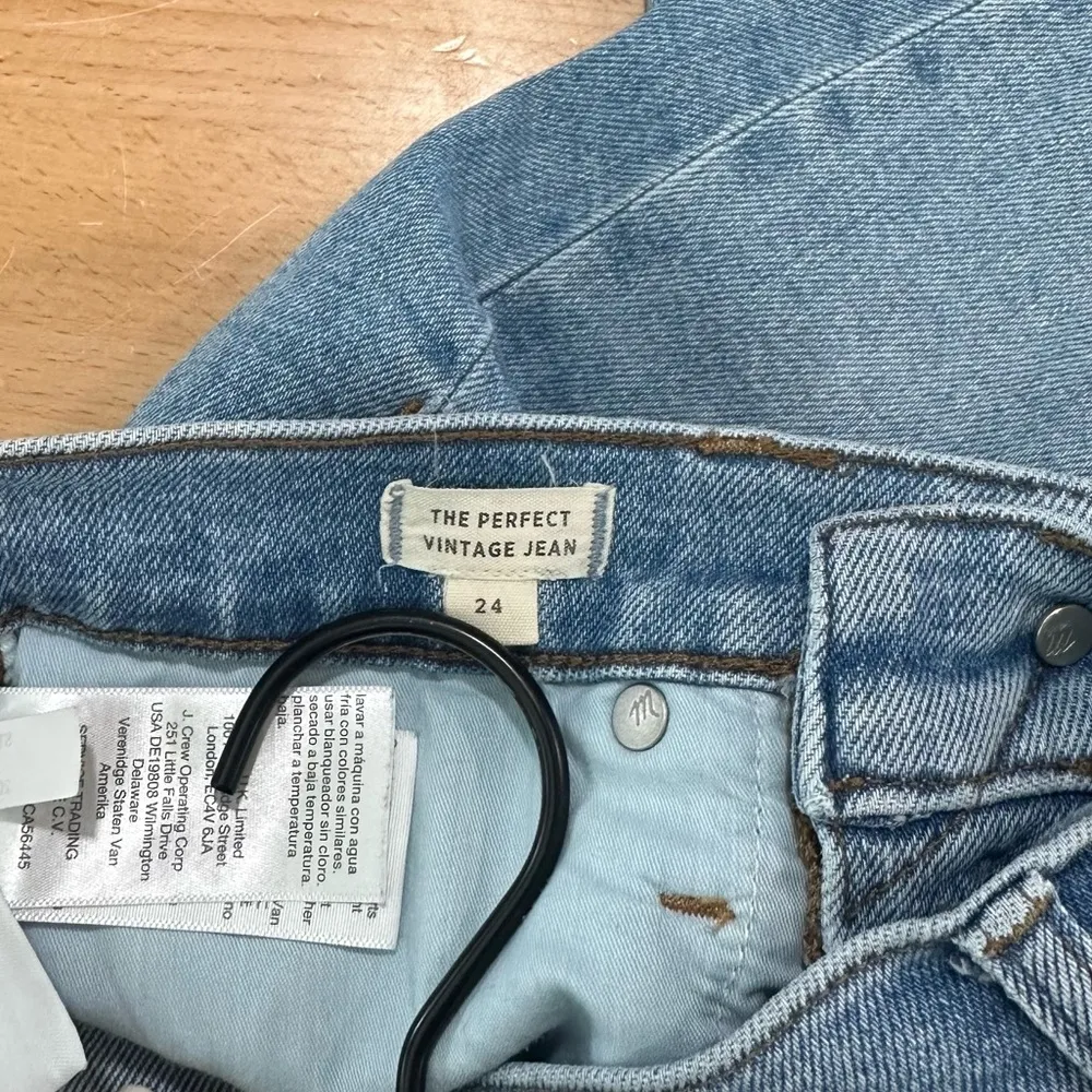 Madewell The Perfect Vintage Jean in Coffey Wash Worn In Edition size 24 - Image 8