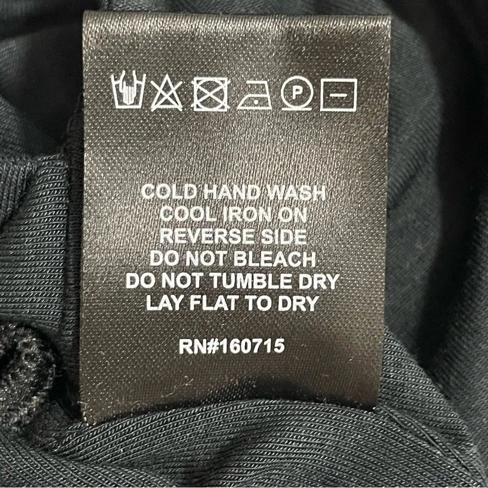 NWT‎ SER.O.YA Ellis Black Twist Front Cut Out Long Sleeve Crop Top Size XS - Image 7