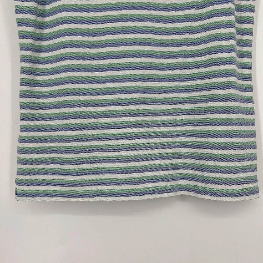 Ralph Lauren Polo Golf Womens Tank Top Blue Green Stripe Tailored Fit Si… - Image 8