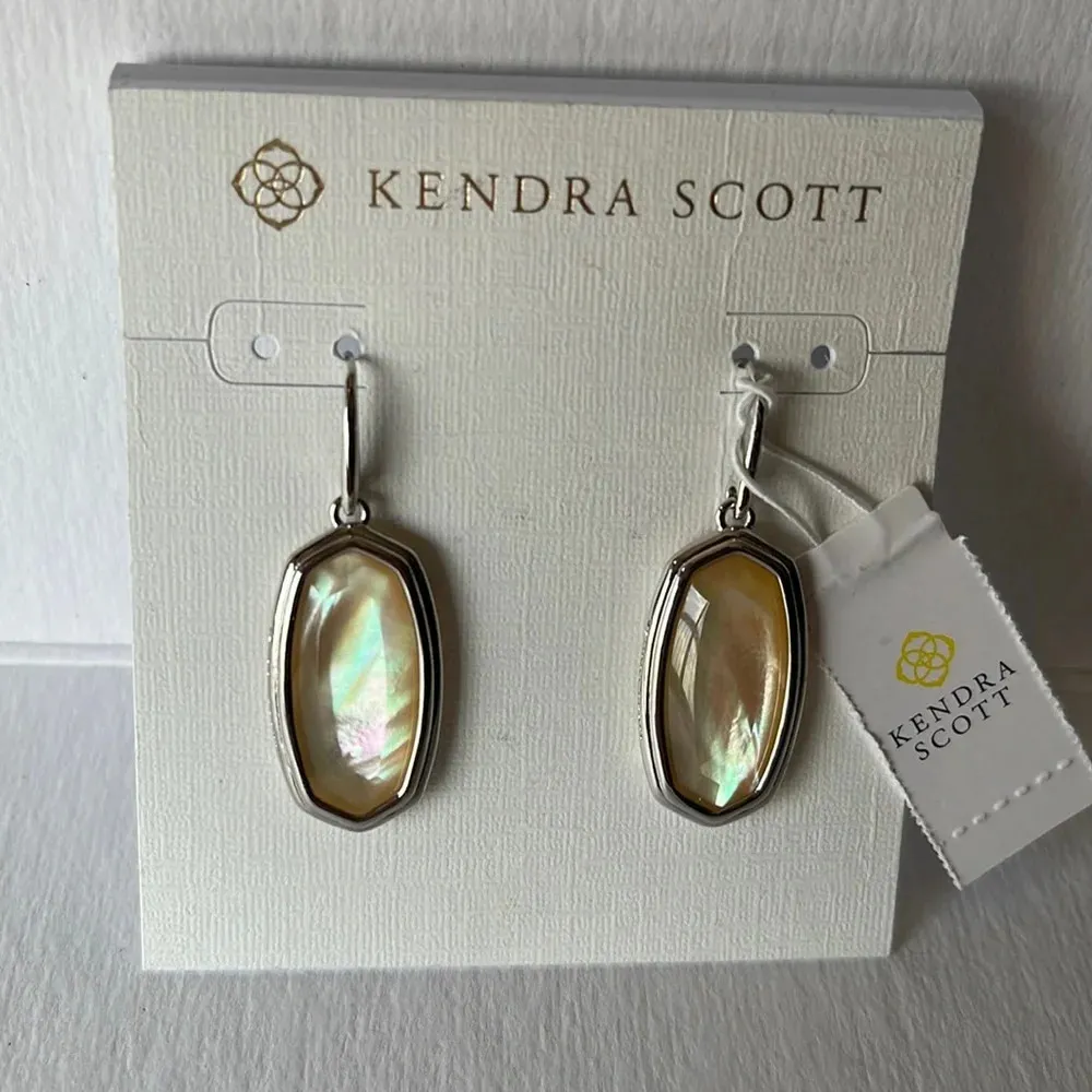 NWT Kendra Scott Dani Abalone Earrings - Image 3
