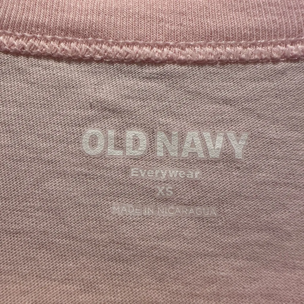 NWT Old Navy Howdy‎ Partner Cowboy Pink Everywear Short Sleeve Cotton T-Shirt XS - Image 7