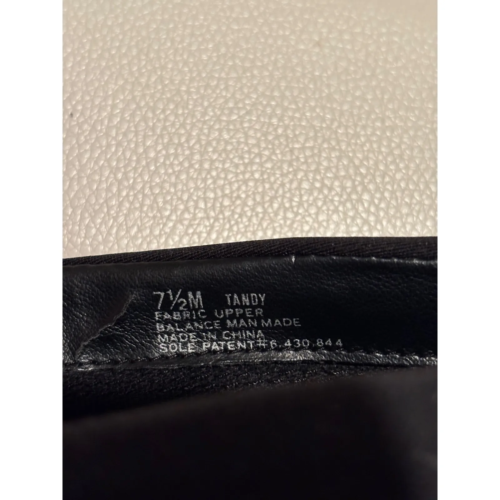 Whats What by Aerosoles Black Fabric Wedge Heels Women Shoes Size 7.5 - Image 7