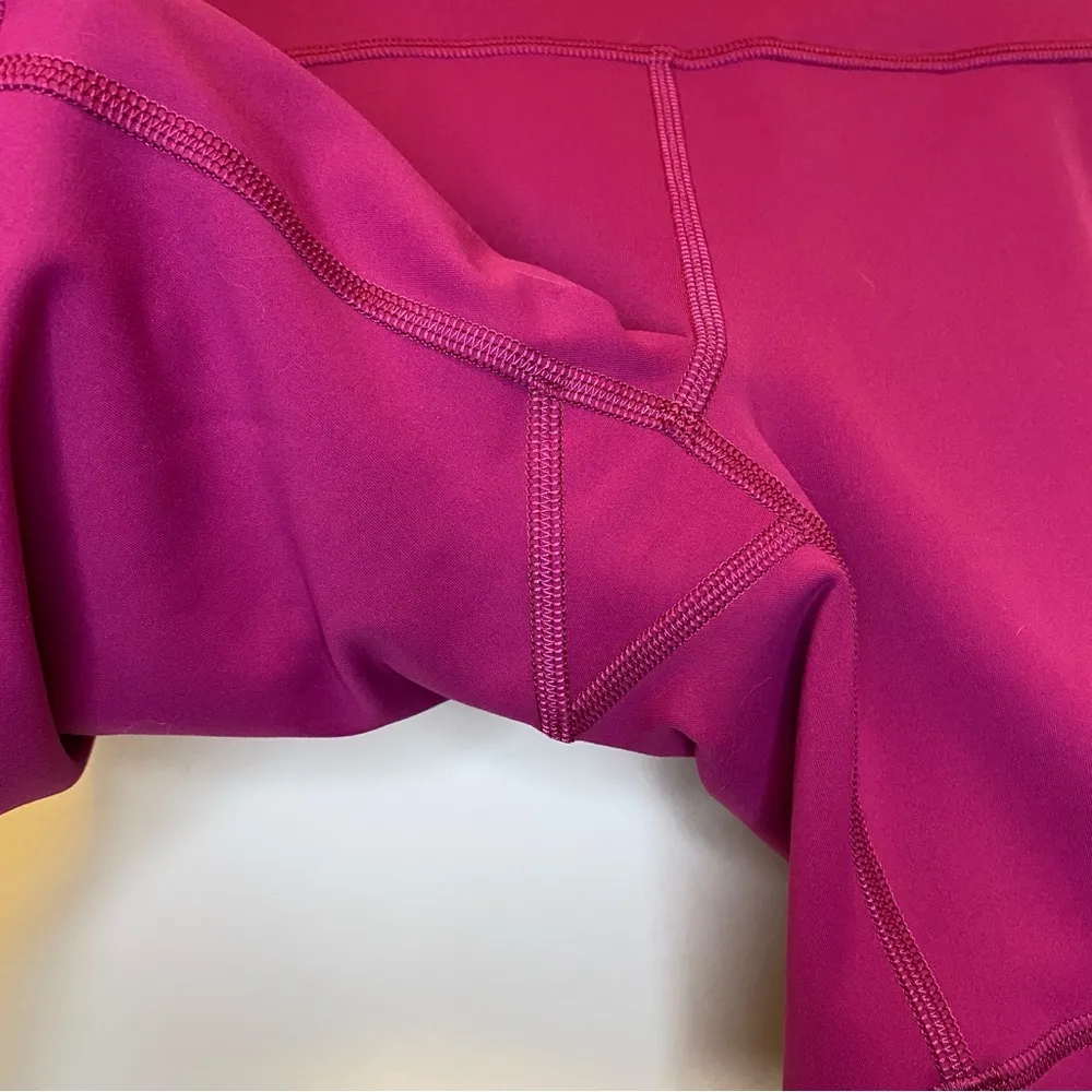 Wunder Train High-Rise Biker Active Short 6" Magenta Purple Pink Sz 6 - Image 9