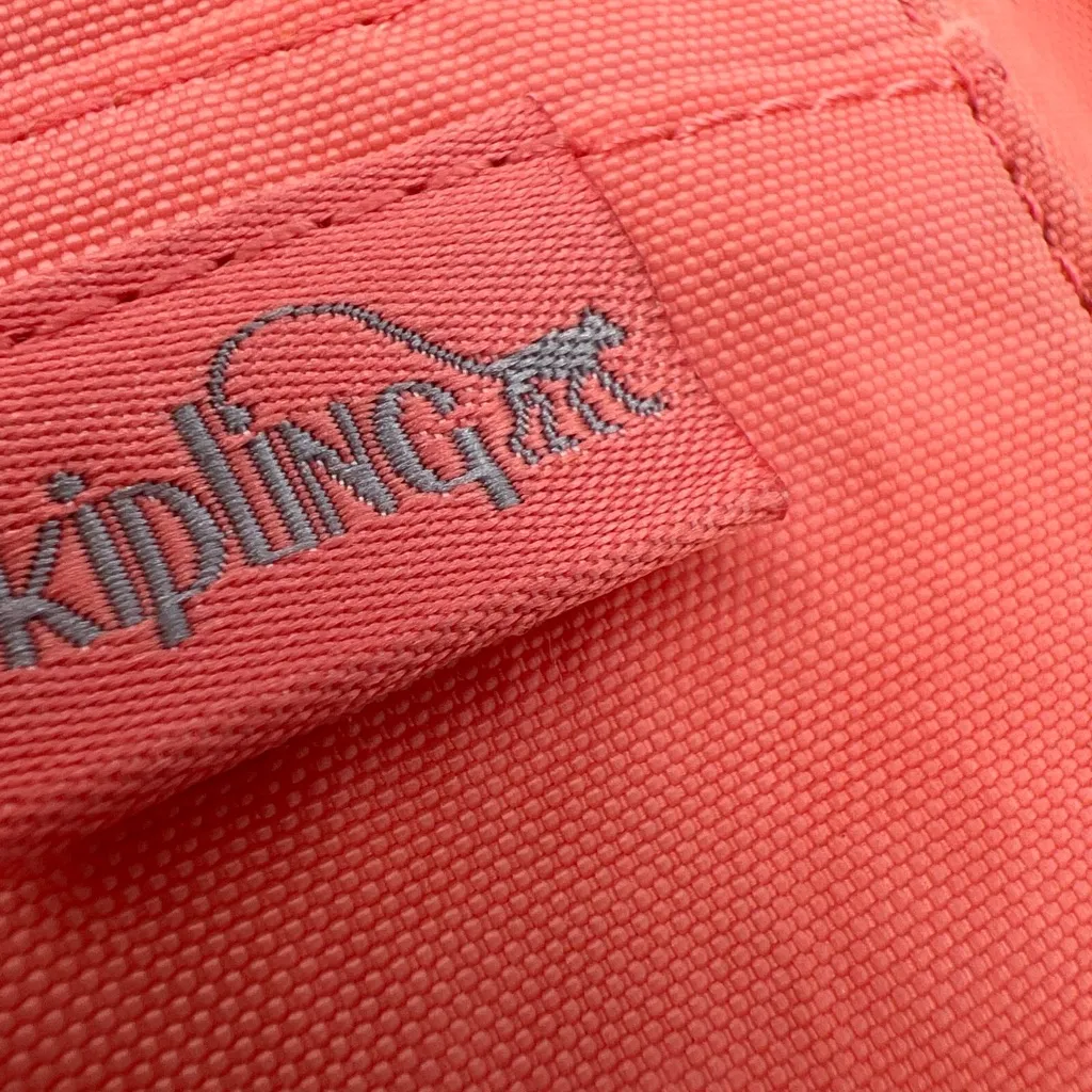 Kipling Pink Salmon Zip Up Coin Wallet ID Credit Card Carry Small Clutch Bag - Image 6