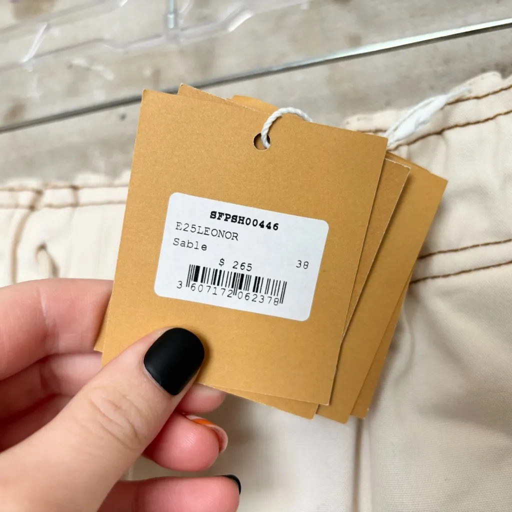 Sandro Paris Carpenter Shorts in Natural - Image 4