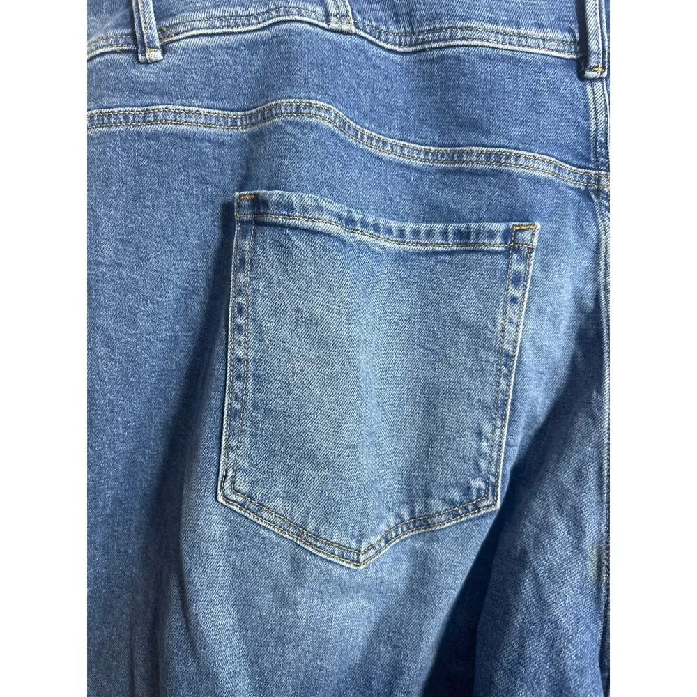 Lane Bryant Jeans Size 26 SHORT Ultra High Rise Wide Leg - Image 12