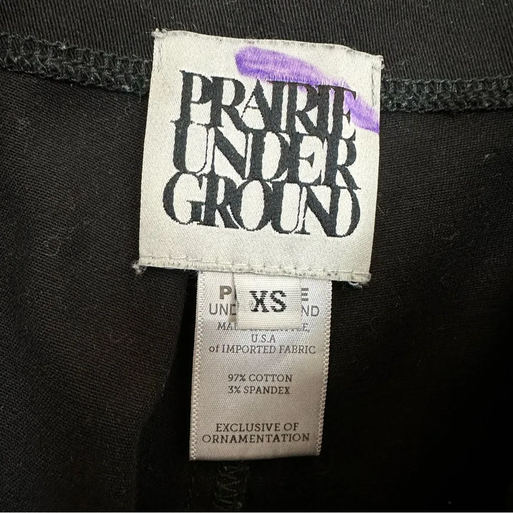 Prairie Underground Black Pants Size XS - Image 2