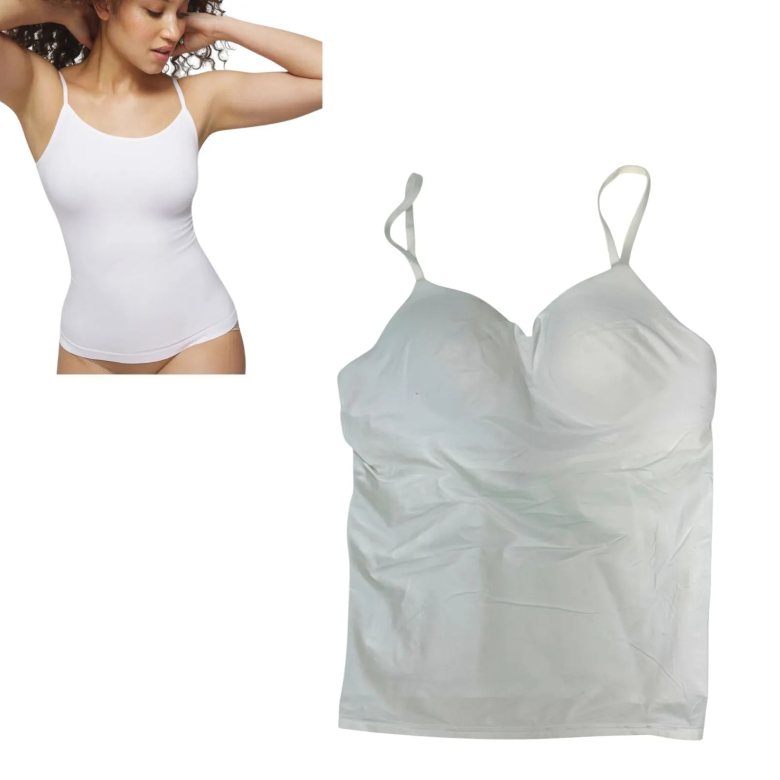 Soma Endless Luxe Wireless Bra Top Bright White Size Medium NEW with Tags Other - Image 2