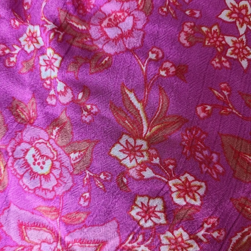 Billa Spring Floral Blouse Size Large | Pink - Image 13