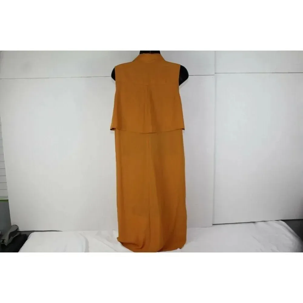 ladies LEITH Gold Dress size S - Image 4
