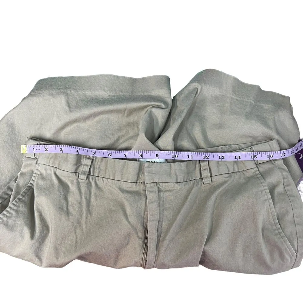 Orvis Womens Vintage Khaki Old Money Classic Beige Shorts 18 Breathable Stretch - Image 5