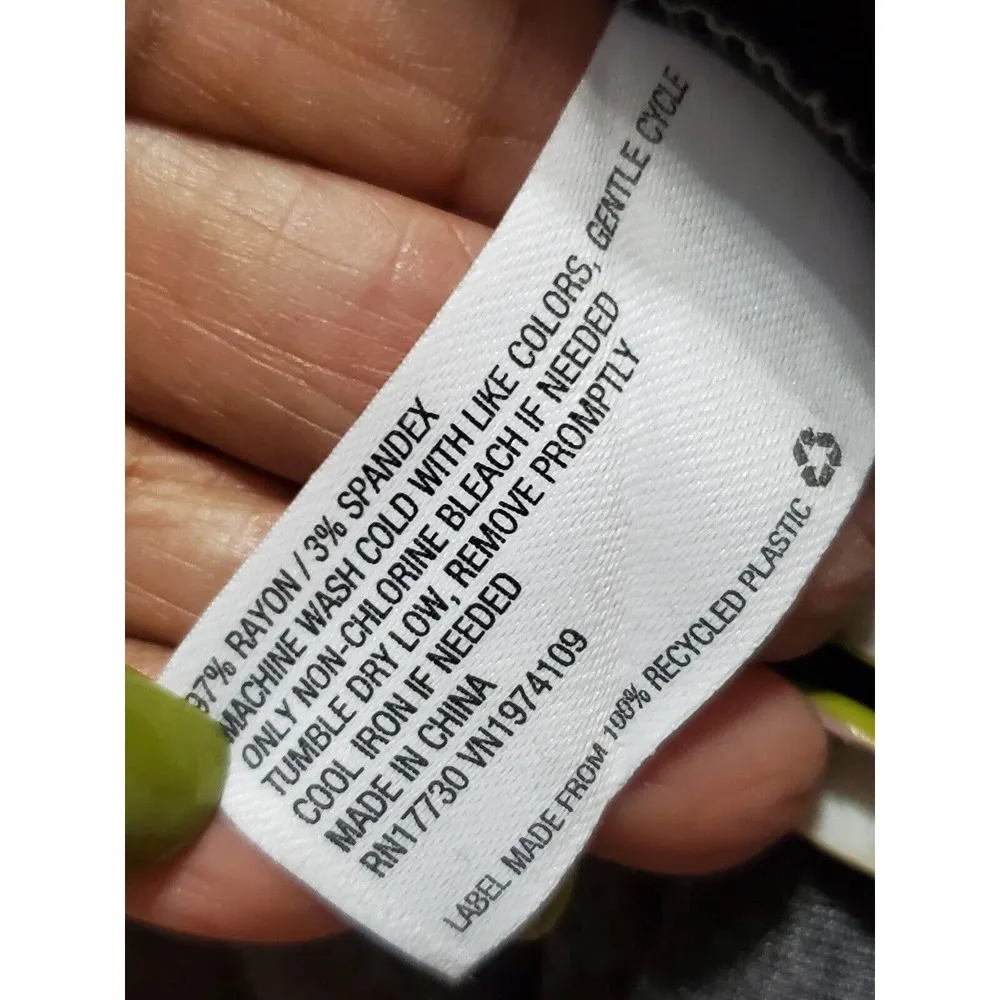 Colsie Women's Gray Solid Rayon Long Sleeve Hooded Neck Pullover Sweater Large - Image 9