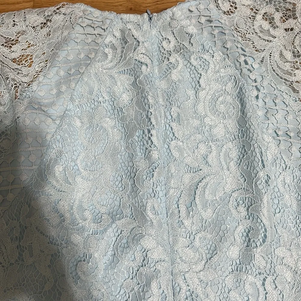 PrettyLittleThing Dusty Blue Sheath Midi Dress with Crew Neck - Image 8