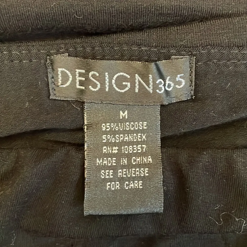 Design 365 Bandage Skirt Black Stretch Cotton Blend With Spandex Size M Size M - Image 2