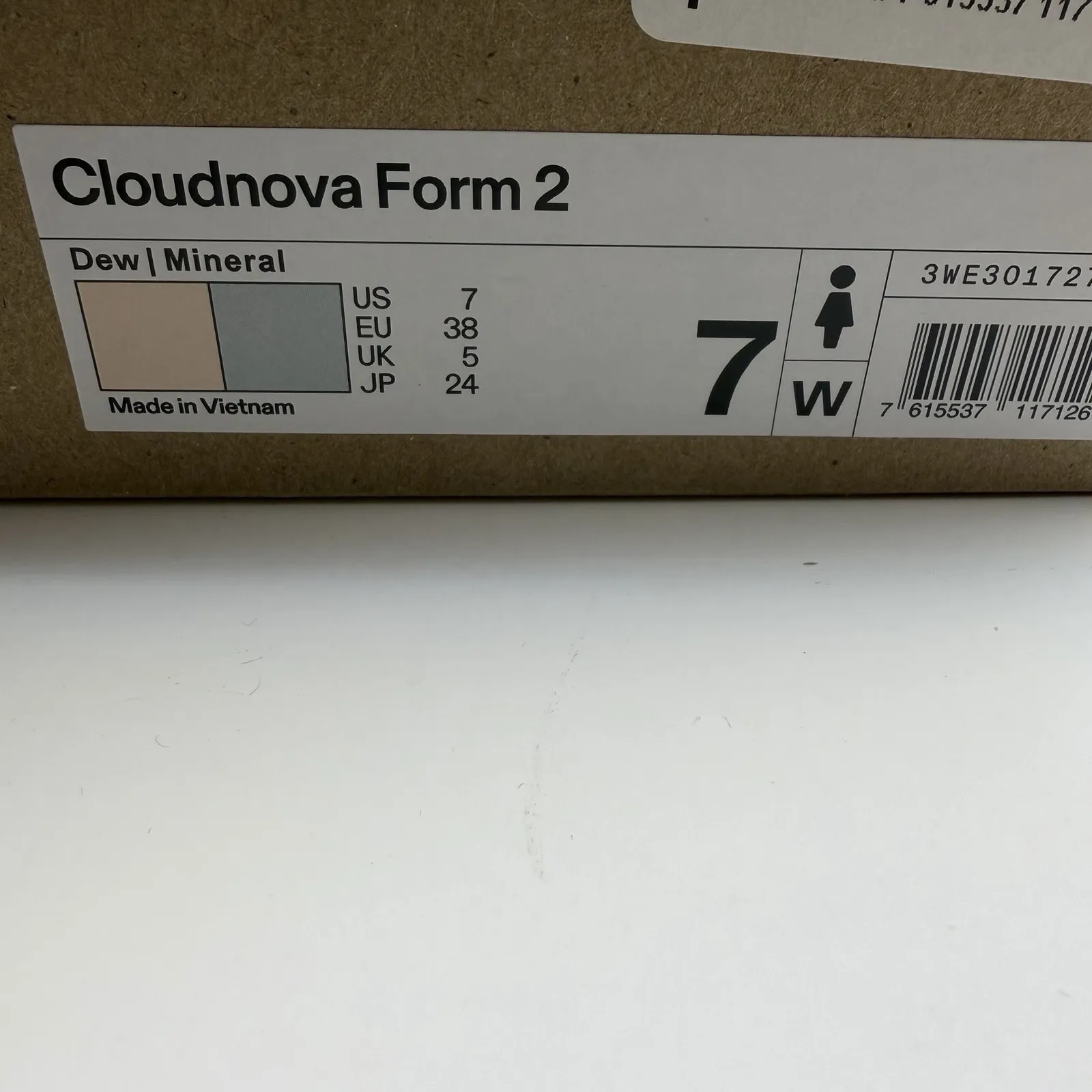 New On Cloudnova Form 2 Dew/Mineral Women's Sneakers Sz 7 Swiss Engineering - Image 10