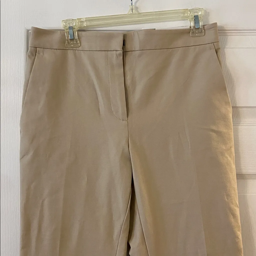 Ann Taylor Factory The High Waist Ankle Pants Classic Tan Trousers size 4 - Image 2
