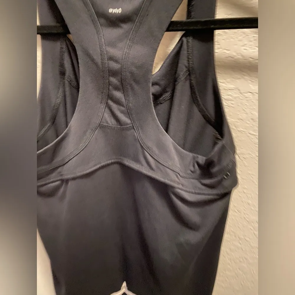 Adidas by Stella McCartney Black Racerback Tank. - Image 5