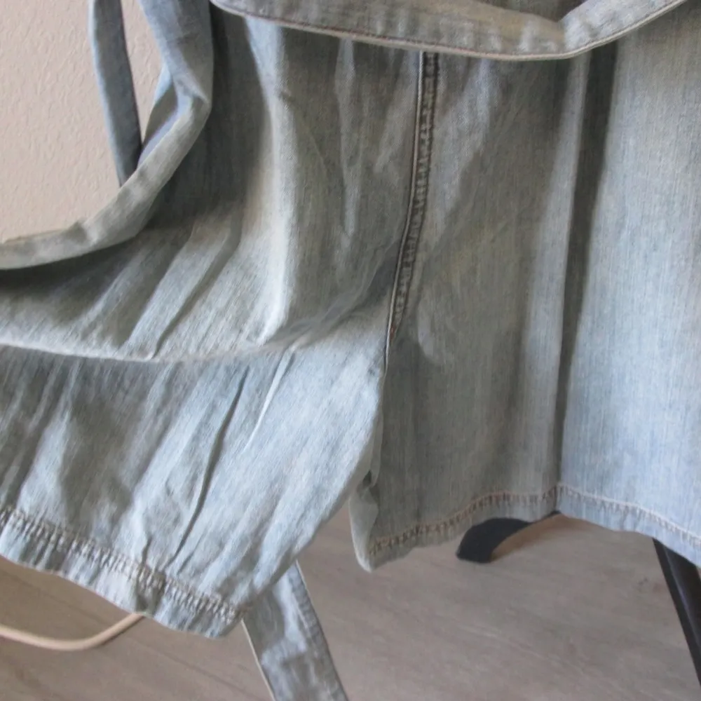 BNWT Faherty sunbleached denim utility romper  - Size XS - Image 5