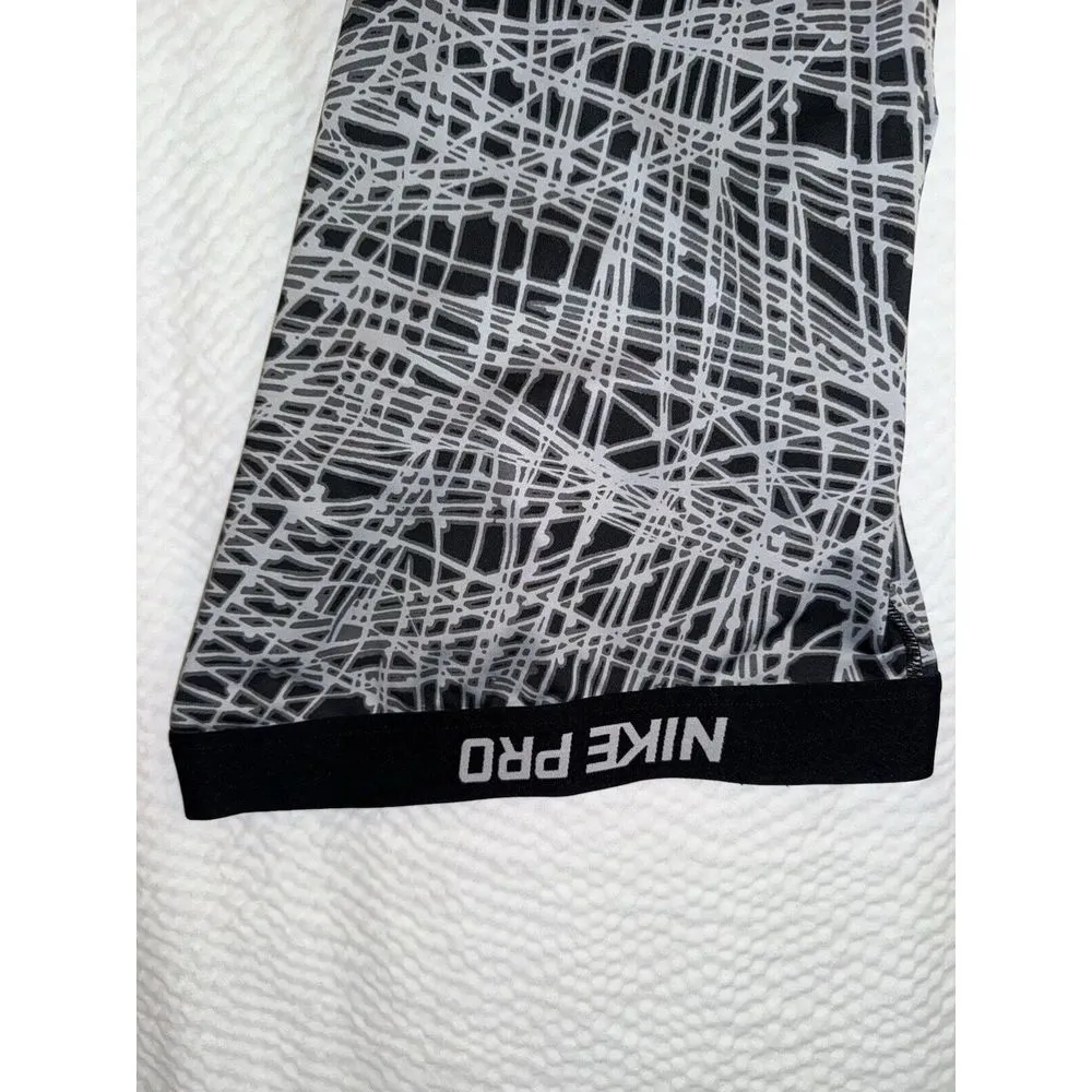 Nike Pro Dri Fit Capri Leggings Womens Small Black Running Gym Athletic Lot Of 2 - Image 3