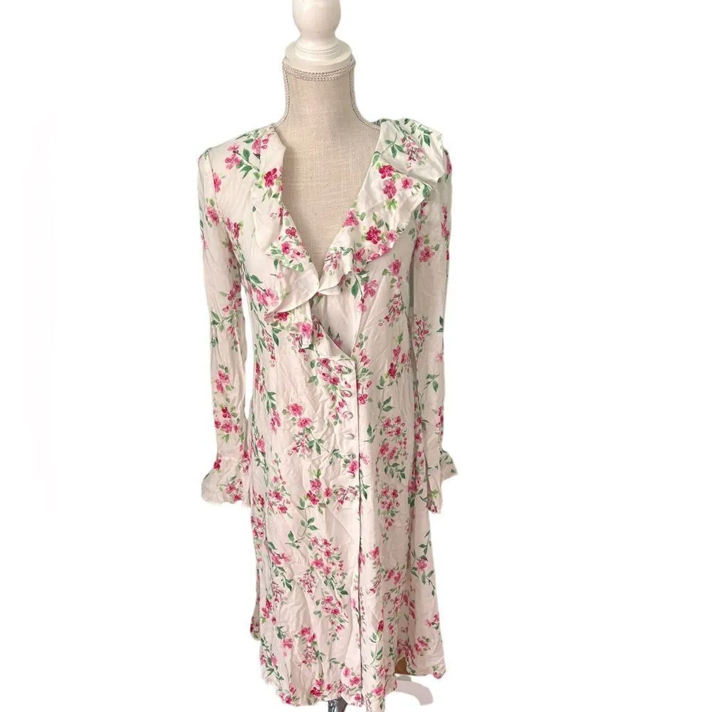 Majorelle Cranford Midi Dress in White Raspberry NWT XS - Image 2