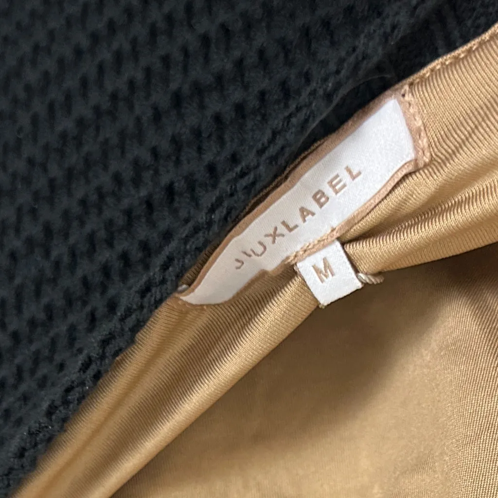 JLUXLABEL Aqua Overseas Halter Maxi Dress in Black Size Medium NWT - Image 9