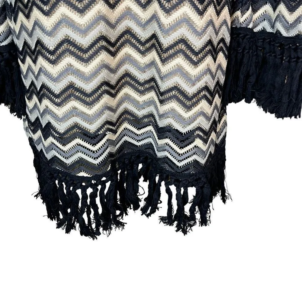 Lamb Label Women’s Fringe Hem Dress Size Small‎ Black - Image 5