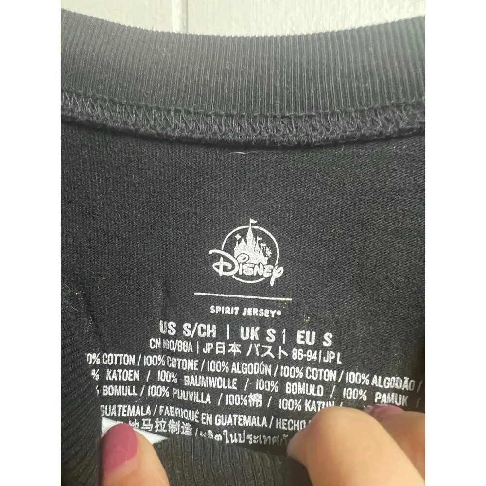 Disney Parks Hocus Pocus Glow in the Dark Black Spirit Jersey Size Small - Image 2