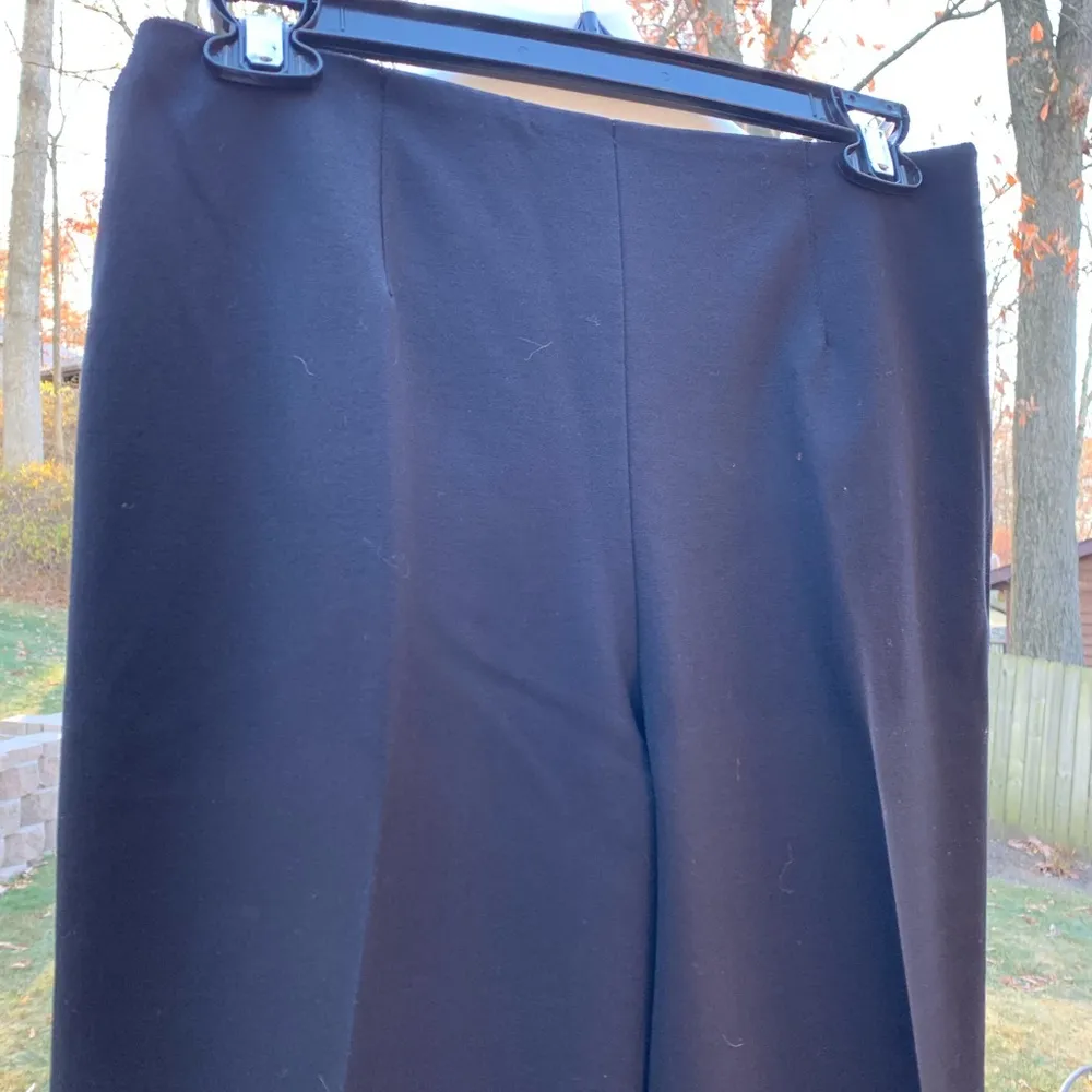 RALPH LAUREN BLACK LABEL WOMENS SILK Wool Blend Dress PANTS -SIZE 6 Inseam 25 - Image 2