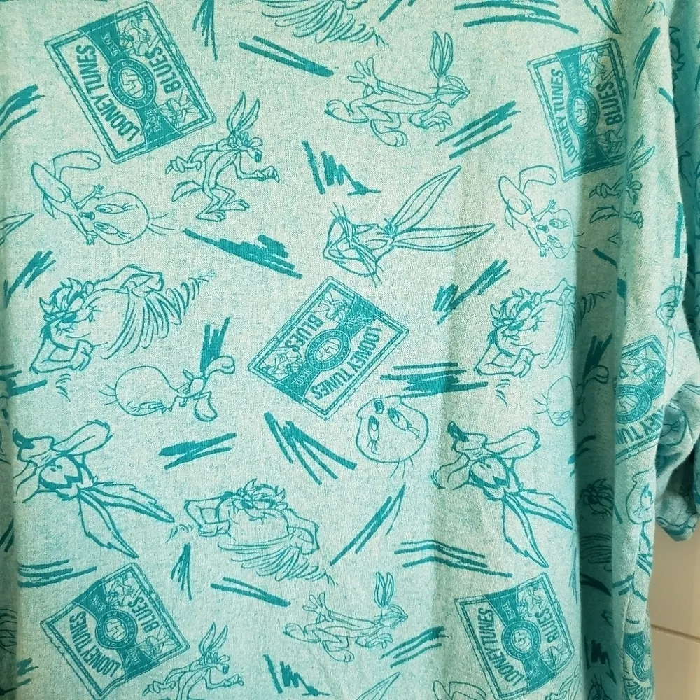 Vintage Rare 90's 1996 Looney Tunes Bugs Bunny Tee tunic sleep shirt dress OS - Image 7