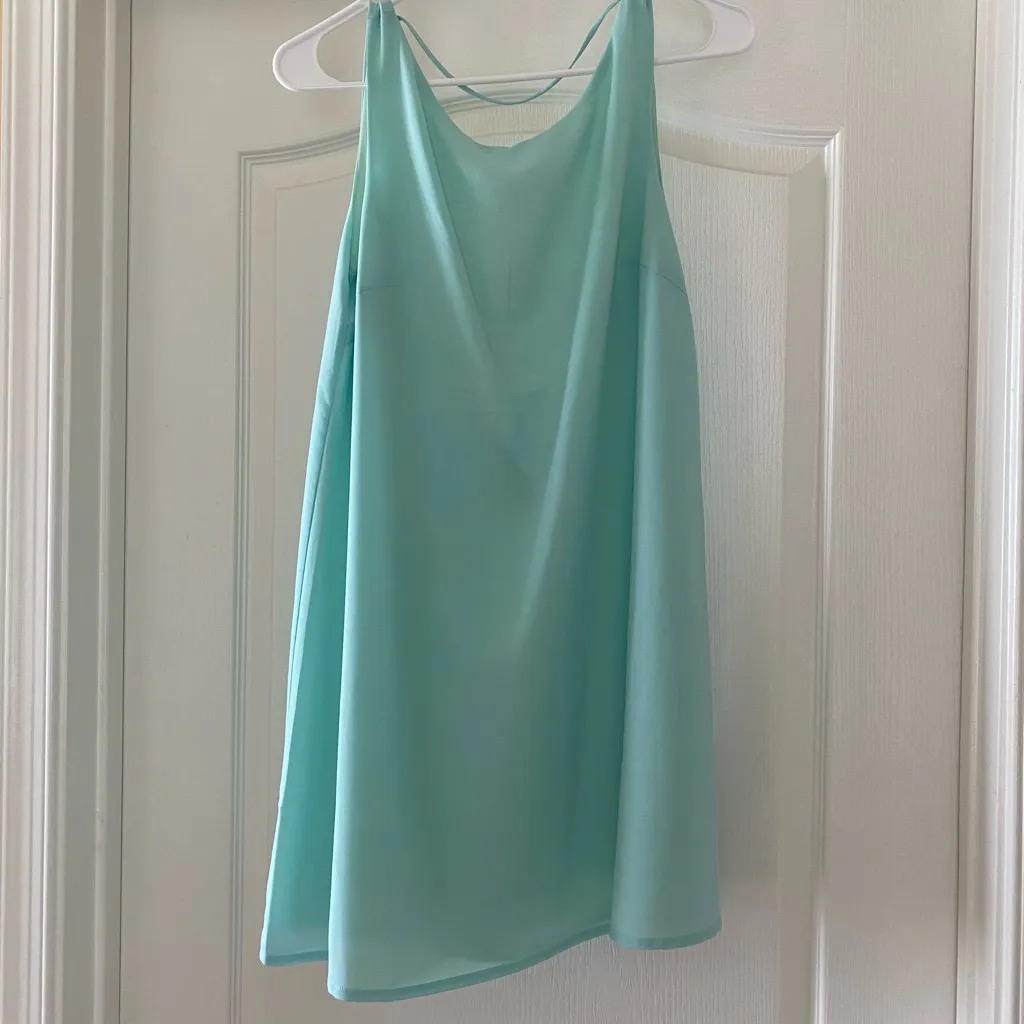 Tobi Drip Low Mint Dress - Image 2