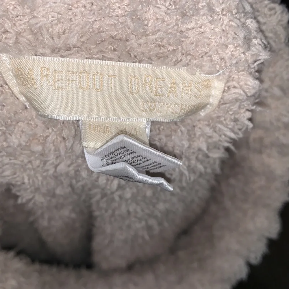 Barefoot Dreams Cozy Chic Beach Poncho Weather Fringe Beige Style 627 One Size - Image 8