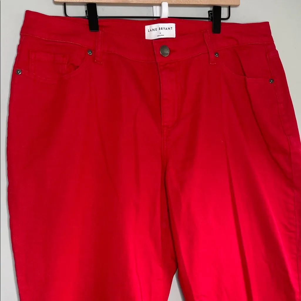 Lane Bryant Scarlet Red Trousers - Image 2