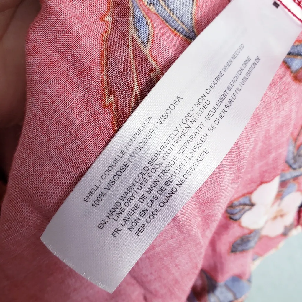 Band Of Gypsies Red Floral Off Shoulder Maxi Dress - Image 7