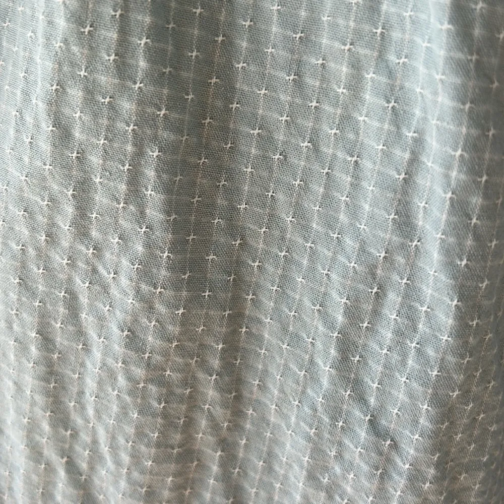 Lost + Wonder Light Blue Puffy Sleeve Mini Dress - Image 4