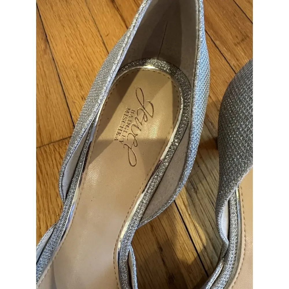Jewel Badgley Mischka Dotty Glitter D’orsay Kitten Heel Size 5 EUC - Image 3