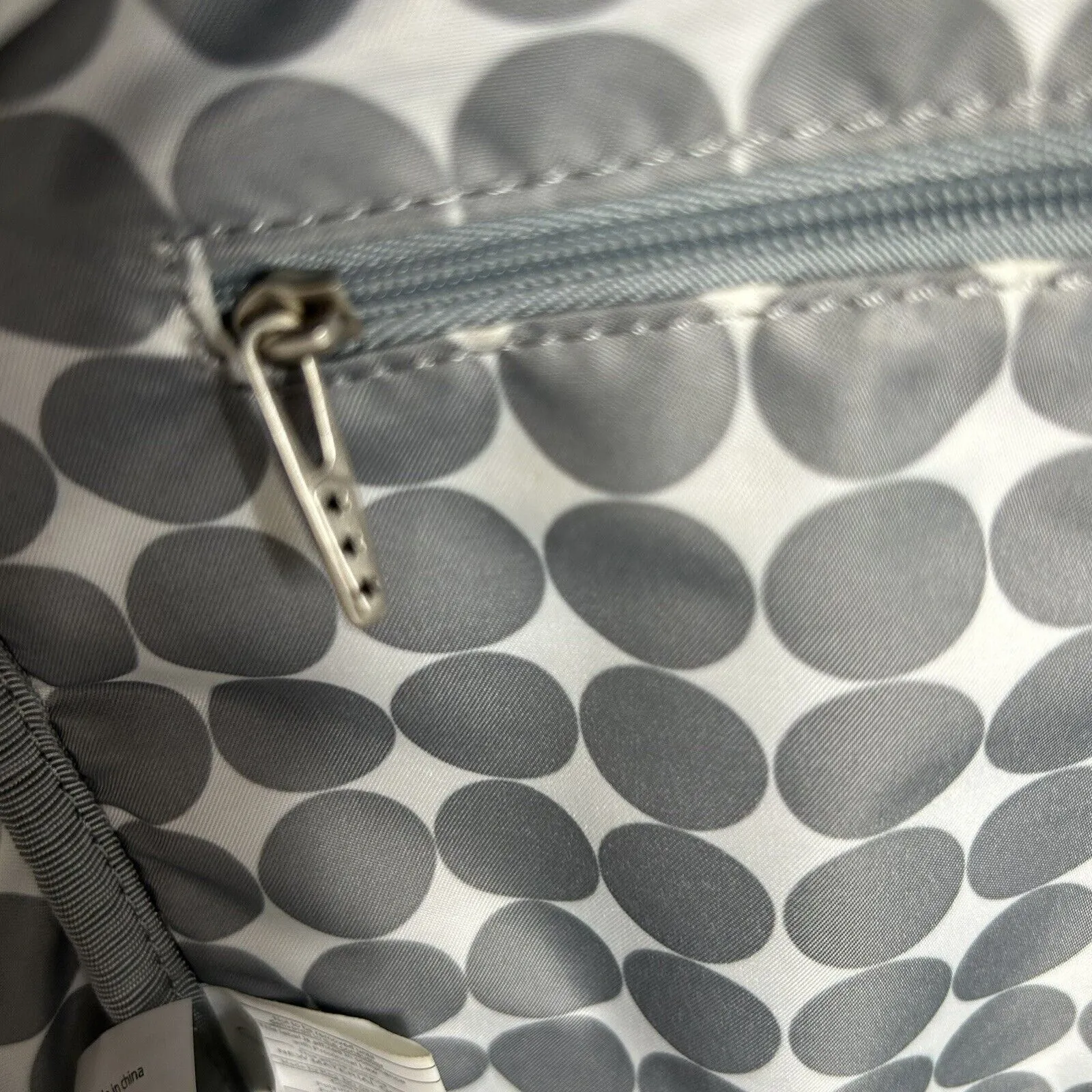 JuJuBe Diaper Backpack Coastal Collection MiniBe Annapolis Navy Blue Striped - Image 10