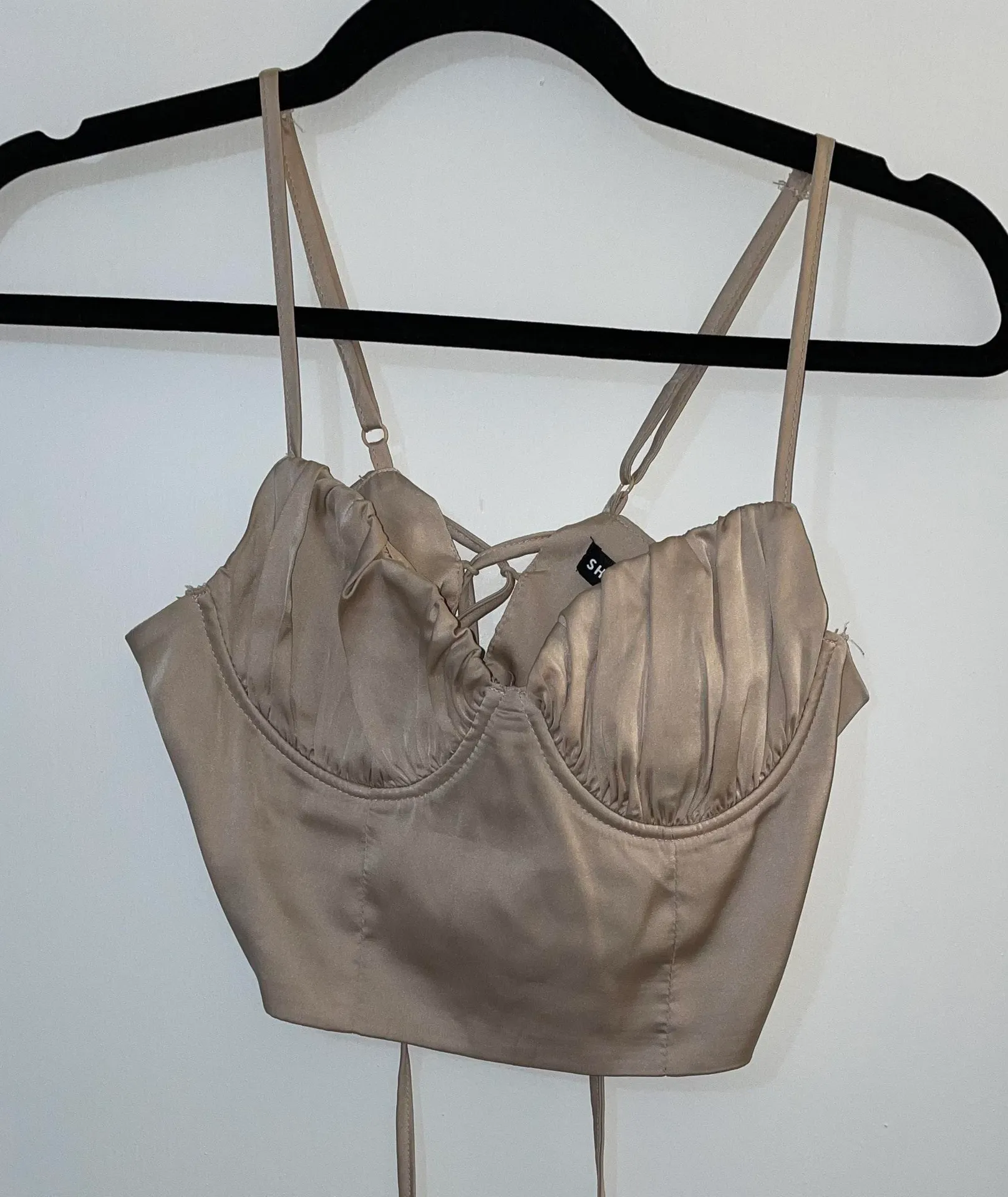 SheIn Silk Crop Top - Image 3